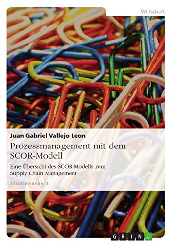 Prozessmanagement mit dem SCOR-Modell: Eine Übersicht des SCOR-Modells zum Supply Chain Management - Vallejo Leon Juan, Gabriel