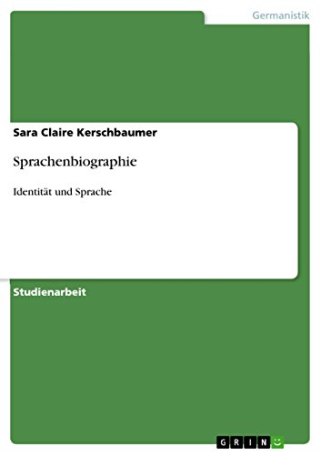 Beispielbild fr Sprachenbiographie: Identitt und Sprache zum Verkauf von Buchpark