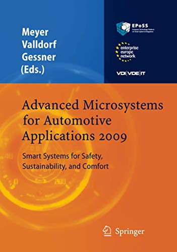 Stock image for Advanced Microsystems for Automotive Applications 2009: Smart Systems for Safety, Sustainability, and Comfort (VDI-Buch) for sale by medimops