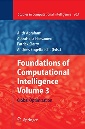 Beispielbild fr Foundations Of Computational Intelligence: Global Optimization zum Verkauf von Basi6 International