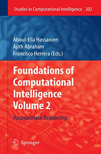 Stock image for Foundations Of Computational Intelligence: Approximate Reasoning for sale by Basi6 International