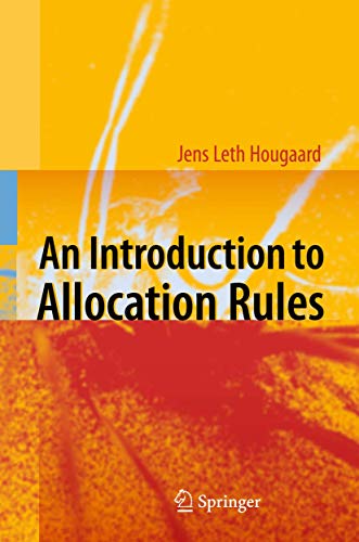 An Introduction to Allocation Rules - Hougaard Jens Leth