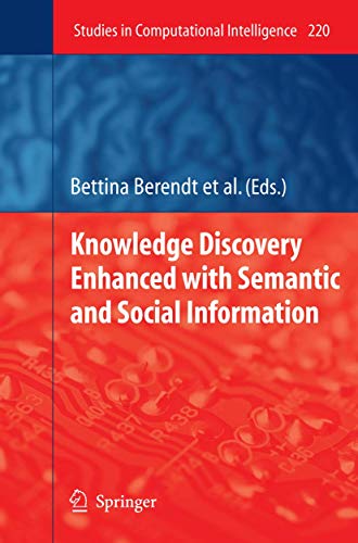 Imagen de archivo de Knowledge Discovery Enhanced With Semantic And Social Information a la venta por Basi6 International