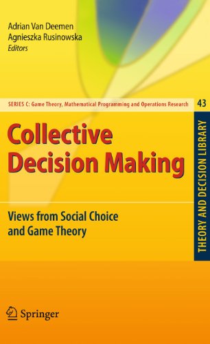 Beispielbild fr Collective Decision Making: Views from Social Choice and Game Theory zum Verkauf von Anybook.com