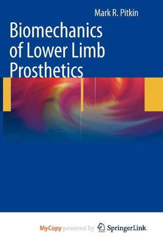 9783642030178: Biomechanics of Lower Limb Prosthetics
