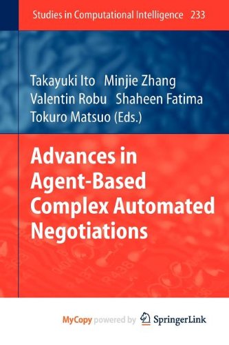9783642031915: Advances in Agent-Based Complex Automated Negotiations