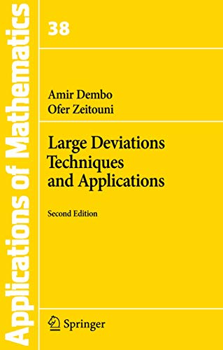 Beispielbild fr Large Deviations Techniques and Applications (Stochastic Modelling and Applied Probability, 38) zum Verkauf von BooksRun
