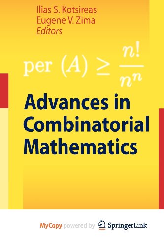 9783642035883: Advances in Combinatorial Mathematics