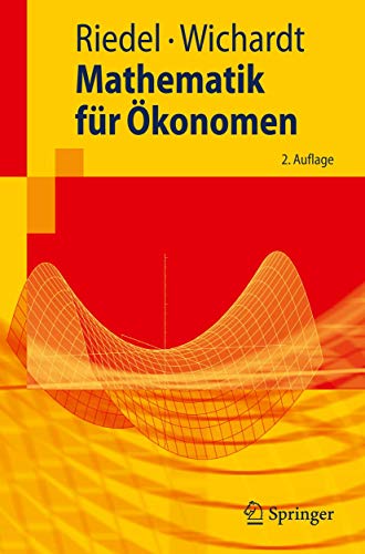 9783642036484: Mathematik fr konomen (Springer-Lehrbuch)