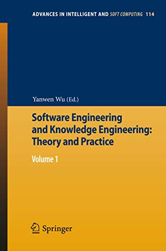 9783642037177: Software Engineering and Knowledge Engineering: Theory and Practice: Volume 1 (Advances in Intelligent and Soft Computing, 114)