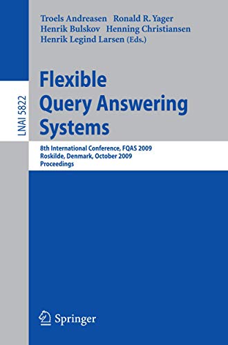 Imagen de archivo de FLEXIBLE QUERY ANSWERING SYSTEMS a la venta por Basi6 International