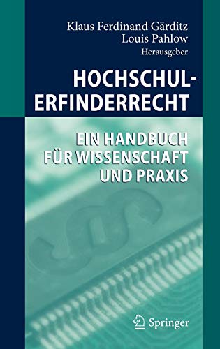 Beispielbild fr Hochschulerfinderrecht: Ein Handbuch fr Wissenschaft und Praxis zum Verkauf von medimops