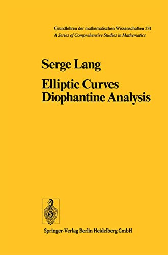 9783642057175: Elliptic Curves: Diophantine Analysis