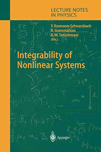9783642058356: Integrability of Nonlinear Systems: 638