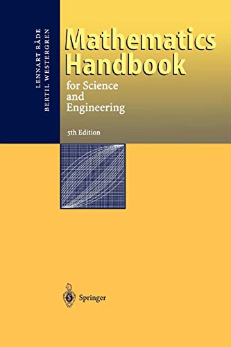 Imagen de archivo de Mathematics Handbook for Science and Engineering a la venta por Books Unplugged