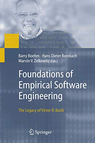 Stock image for Foundations of Empirical Software Engineering: The Legacy of Victor R. Basili for sale by HPB-Red