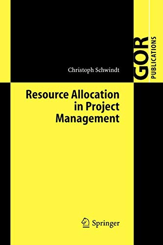 9783642064814: Resource Allocation in Project Management (GOR-Publications)