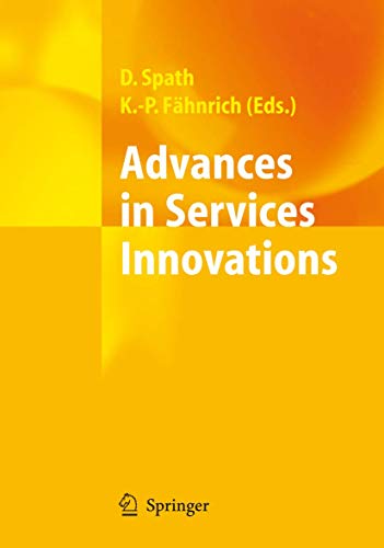 Stock image for Advances in Services Innovations for sale by medimops