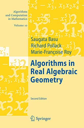 Algorithms in Real Algebraic Geometry (Algorithms and Computation in Mathematics, 10) (9783642069642) by Basu, Saugata
