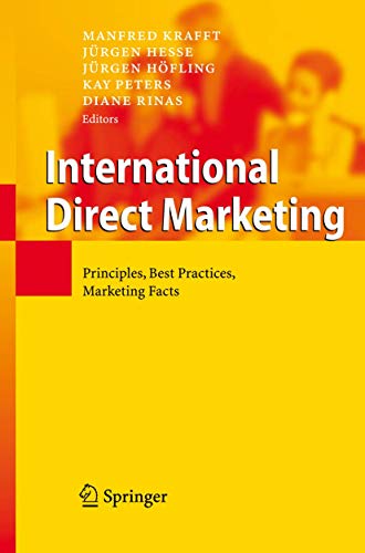 Stock image for International Direct Marketing: Principles, Best Practices, Marketing Facts for sale by BOOKWEST