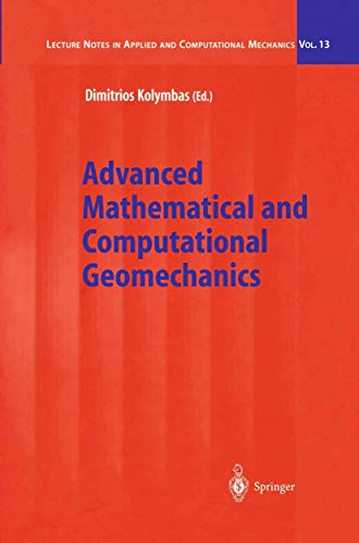 9783642073571: Advanced Mathematical and Computational Geomechanics: 13 (Lecture Notes in Applied and Computational Mechanics)