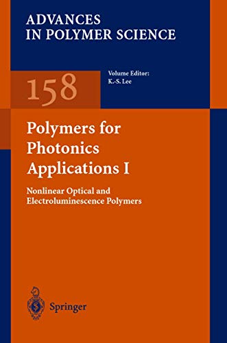 9783642076206: Polymers for Photonics Applications I: Nonlinear Optical and Electroluminescene Polymers: 158