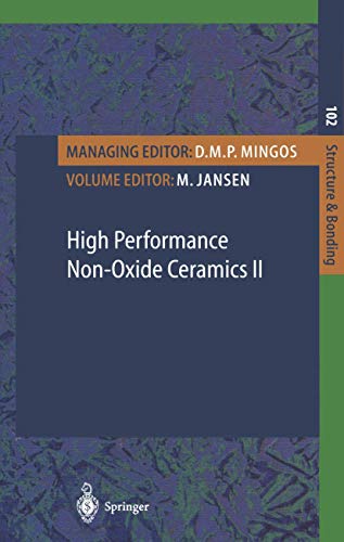 9783642077241: High Performance Non-Oxide Ceramics II: 102 (Structure and Bonding, 102)