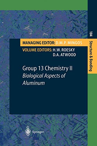 9783642078545: Group 13 Chemistry II: Biological Aspects of Aluminum: 104 (Structure and Bonding)