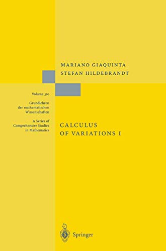 9783642080746: Calculus of Variations I: The Lagrangian Formalism: 310