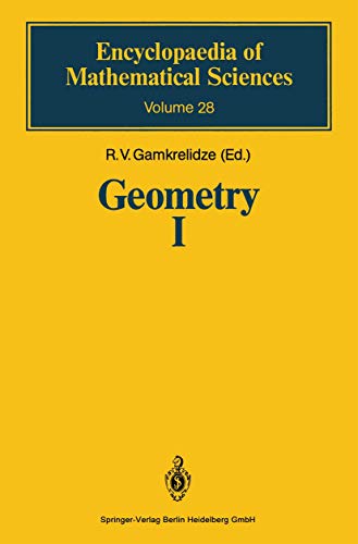 Geometry I - R. V. Gamkrelidze