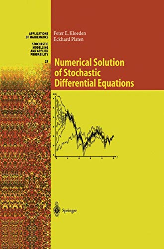 9783642081071: Numerical Solution of Stochastic Differential Equations (Stochastic Modelling and Applied Probability)