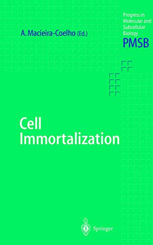 9783642084911: Cell Immortalization (Progress in Molecular and Subcellular Biology)