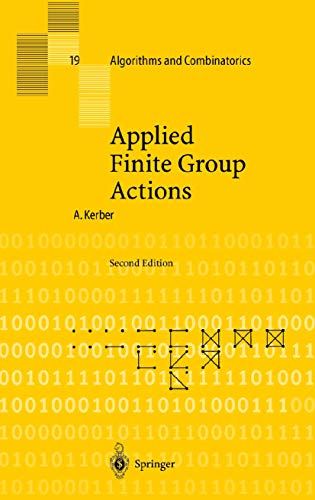 Applied Finite Group Actions - Adalbert Kerber