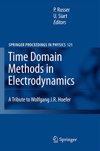 9783642088285: Time Domain Methods in Electrodynamics: A Tribute to Wolfgang J. R. Hoefer