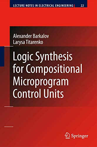 9783642088797: Logic Synthesis for Compositional Microprogram Control Units: 22