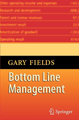 Bottom Line Management (9783642090639) by Fields, Gary
