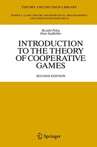 9783642092039: Introduction to the Theory of Cooperative Games: 34