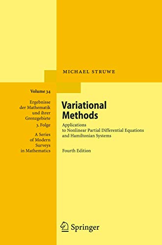 Variational Methods : Applications to Nonlinear Partial Differential Equations and Hamiltonian Systems - Michael Struwe