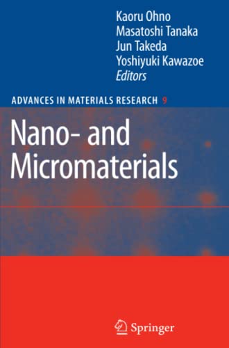 9783642093968: Nano- and Micromaterials: 9 (Advances in Materials Research)