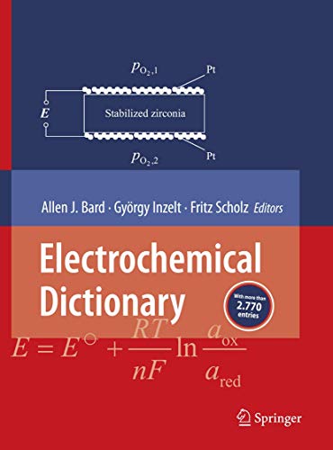 Stock image for Electrochemical Dictionary for sale by Revaluation Books