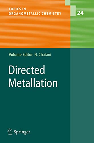 9783642094934: Directed Metallation (Topics in Organometallic Chemistry, 24)