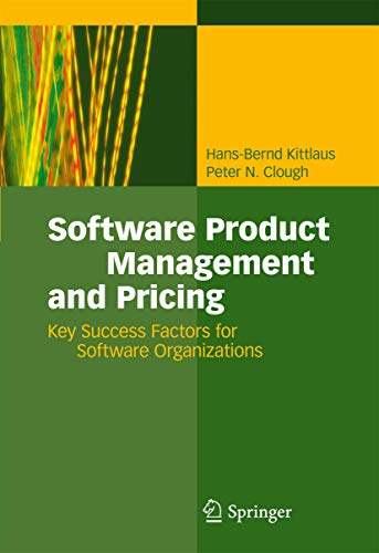 Beispielbild fr Software Product Management and Pricing: Key Success Factors for Software Organizations zum Verkauf von HPB-Red