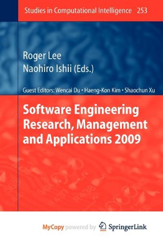 9783642102608: Software Engineering Research, Management and Applications 2009