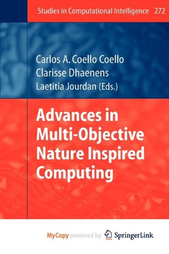 9783642112331: Advances in Multi-Objective Nature Inspired Computing