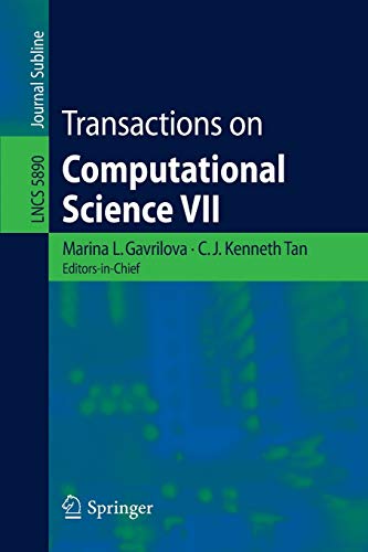 Stock image for TRANSACTIONS ON COMPUTATIONAL SCIENCE VII for sale by Basi6 International