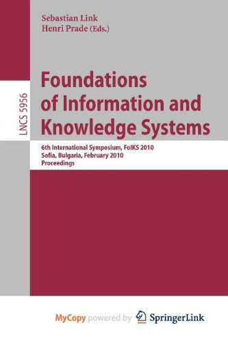 9783642118302: Foundations of Information and Knowledge Systems