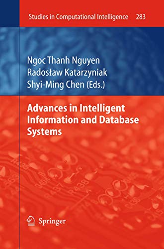 Stock image for Advances in Intelligent Information and Database Systems for sale by Buchpark
