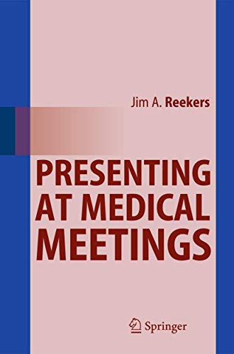 Imagen de archivo de Presenting at Medical Meetings a la venta por Blackwell's