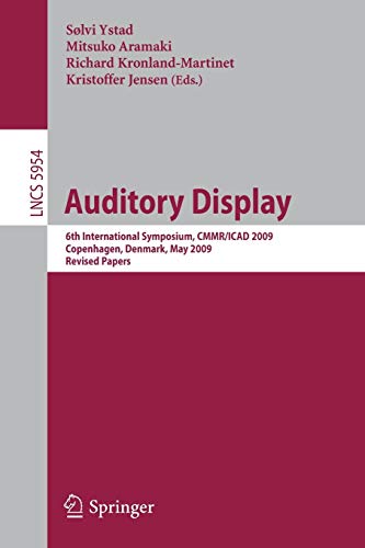 Stock image for Auditory Display (Pb) for sale by Universal Store
