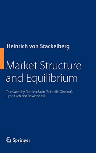 9783642125850: Market Structure and Equilibrium